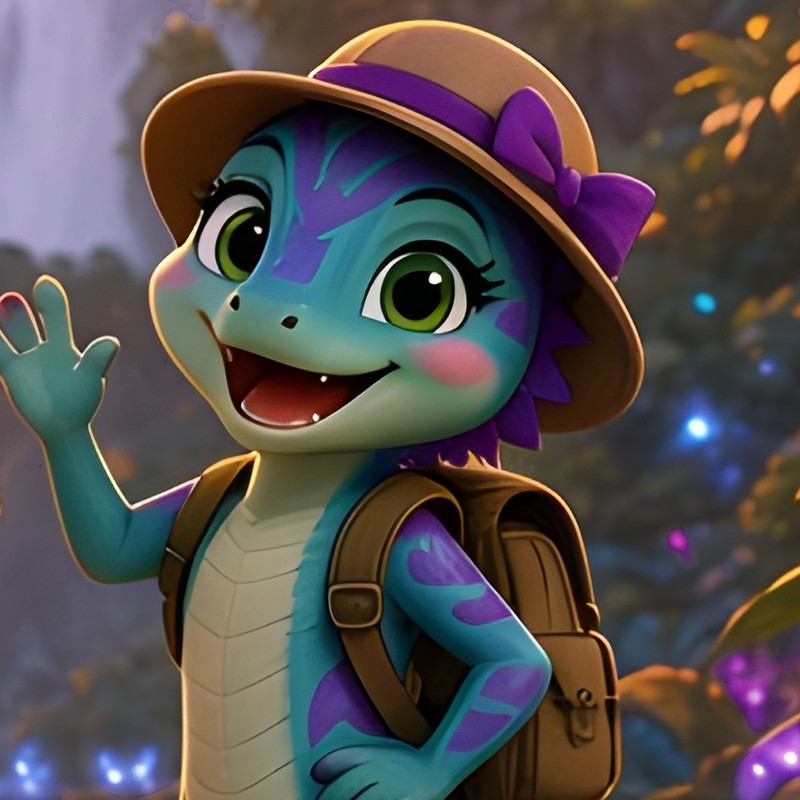 Allie the chameleon